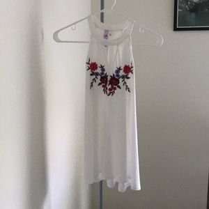 Cute white tank top